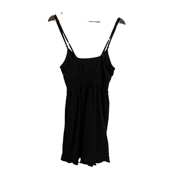 E5 Womens Black Smocked USF Bulls South Florida Football Mini Sundress Medium - Picture 8 of 8